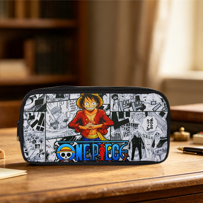 Manga Storage Box - Anime Luffy Cancas Student Pencilcase One