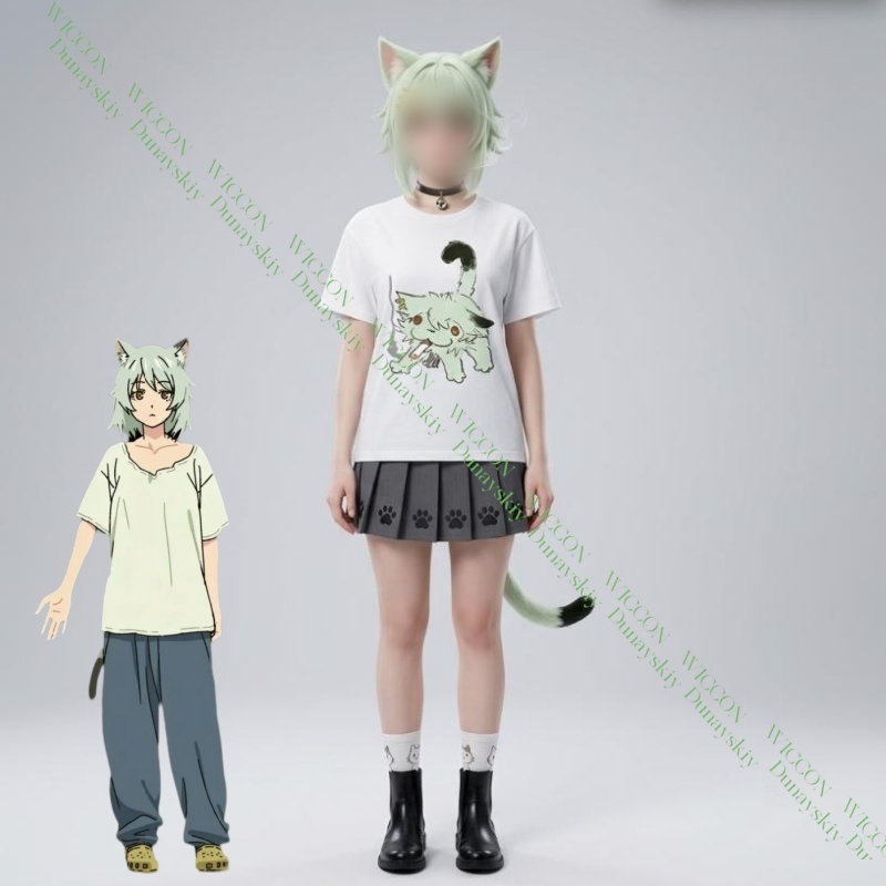 Chainsmoker Cat Yaniko Satou C - огляд і ціна Anime Merchandise Shirt