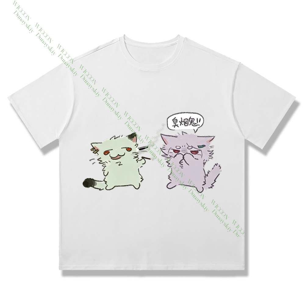Chainsmoker Cat Yaniko Satou C - огляд і ціна Anime Merchandise Shirt