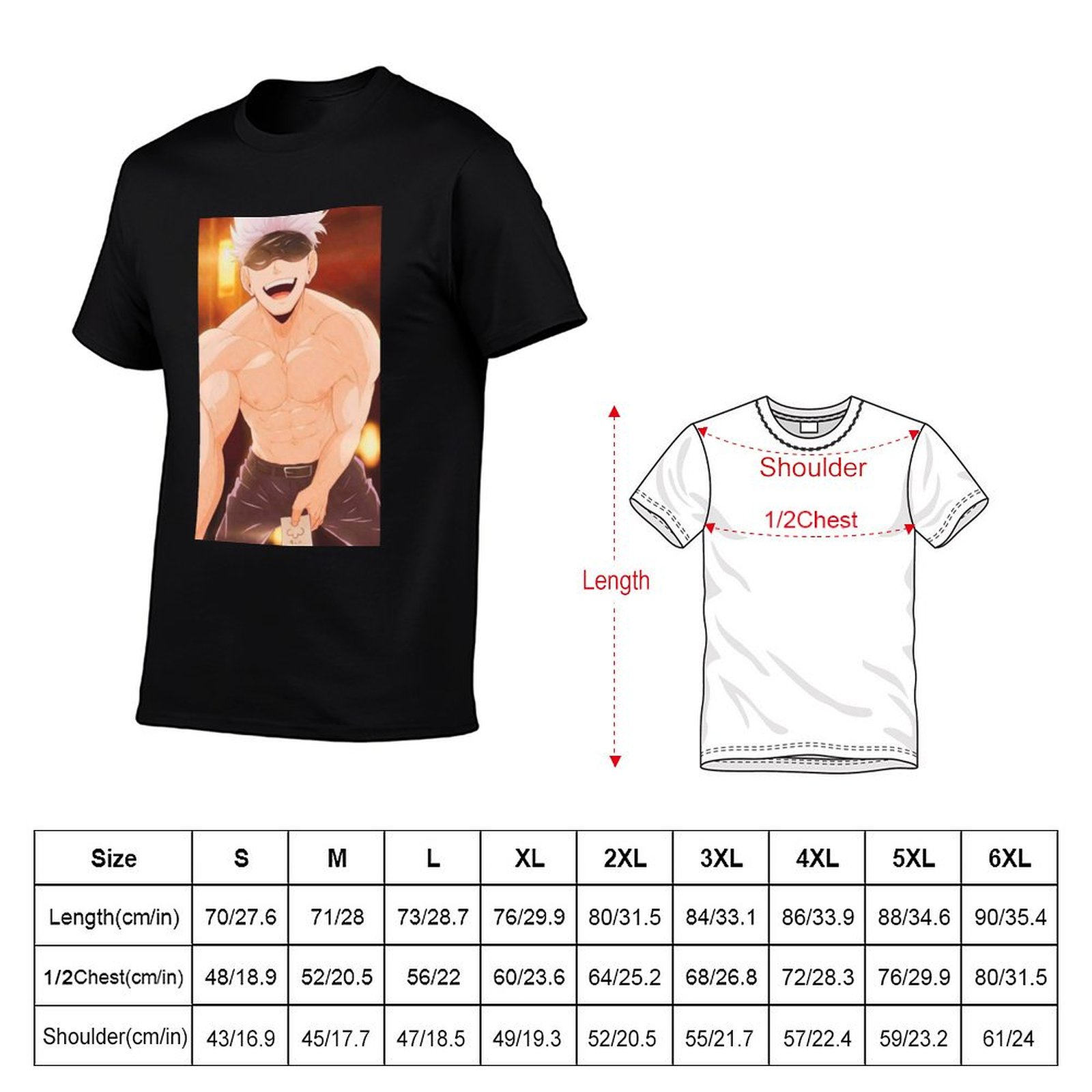 Gojo Satoru Merchandise T-Shir - огляд і ціна Anime Merchandise Shirt