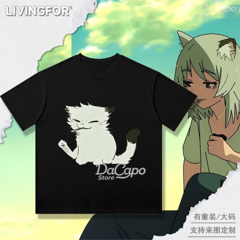 Chainsmoker Cat Yaniko Satou C - огляд і ціна Anime Merchandise Shirt