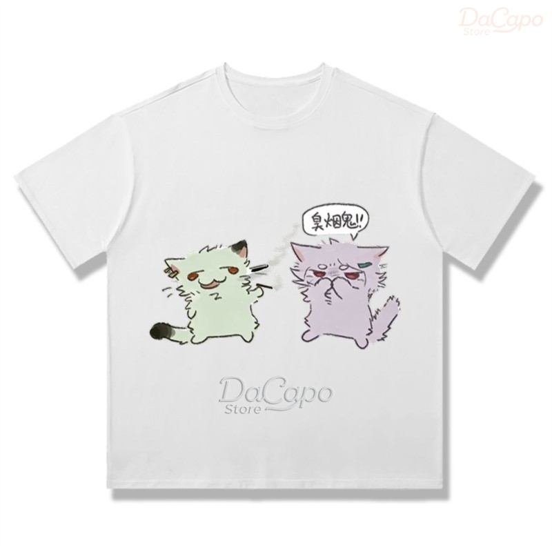 Chainsmoker Cat Yaniko Satou C - огляд і ціна Anime Merchandise Shirt